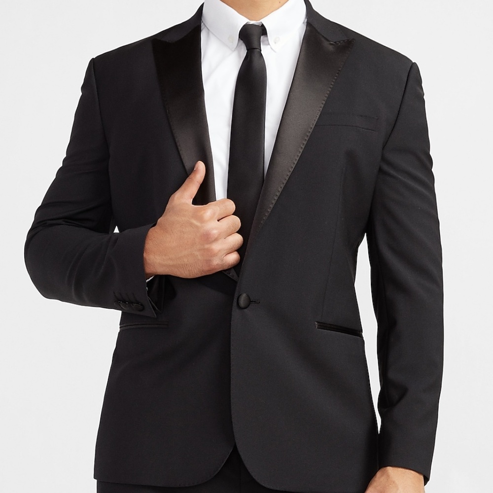Express Classic Fit Wool Blend Tuxedo